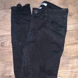 Black skinny jeans